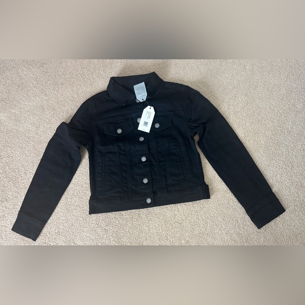 Universal Standard Black Kelsey Denim Jacket 4XS(00-0) - Picture 2 of 10